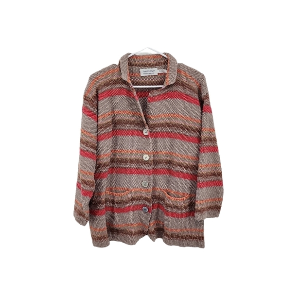 Joan Homyer Women's Hand Knitted Cardigan Sweater - Picture 1 of 7